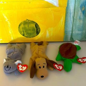 Lot of 3 NWT Teeny Beanie Babies